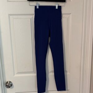 Lululemon Wunder Train High-Rise Tight 25" Size 2 Larkspur Blue